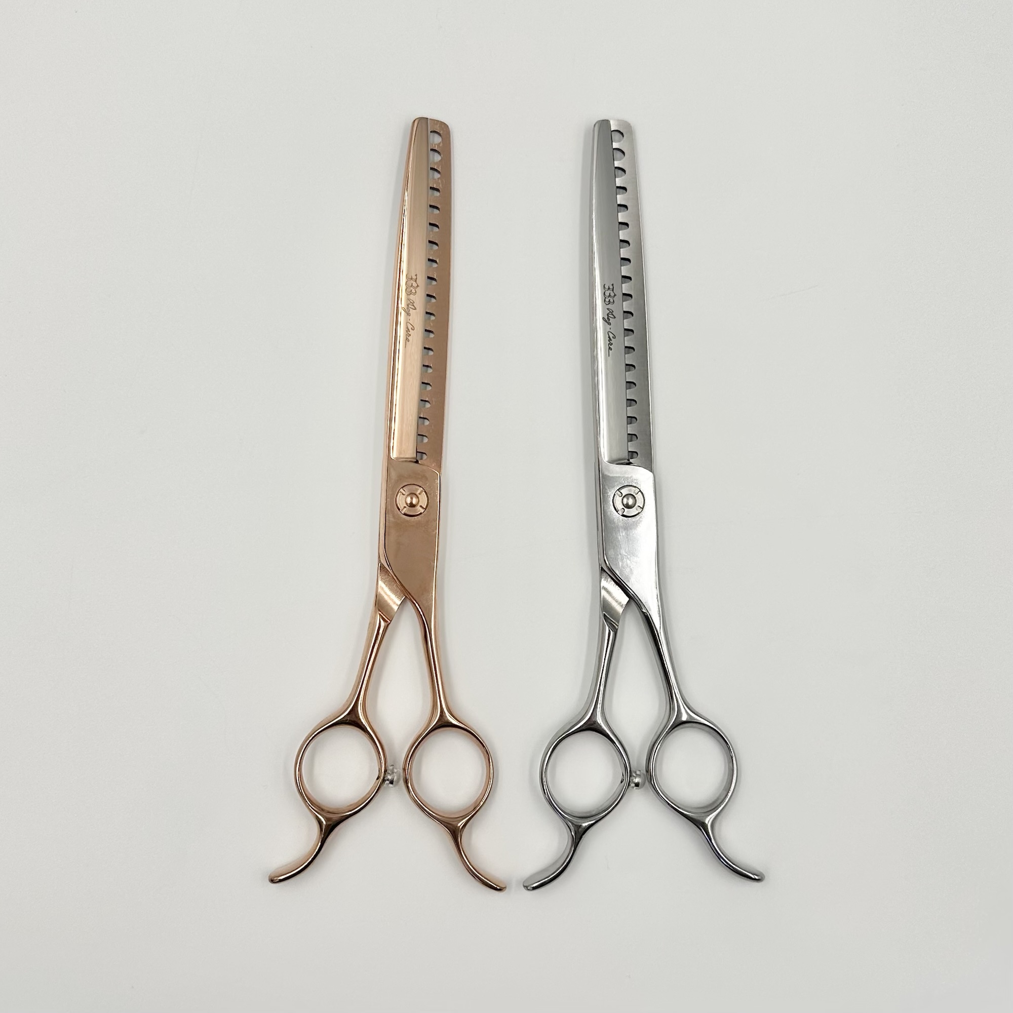 333dogcare ピンクゴールドのカーブシザー　7.5インチ 使うたびにときめく ピンクゴールドのカーブシザー 7.5インチ | 333